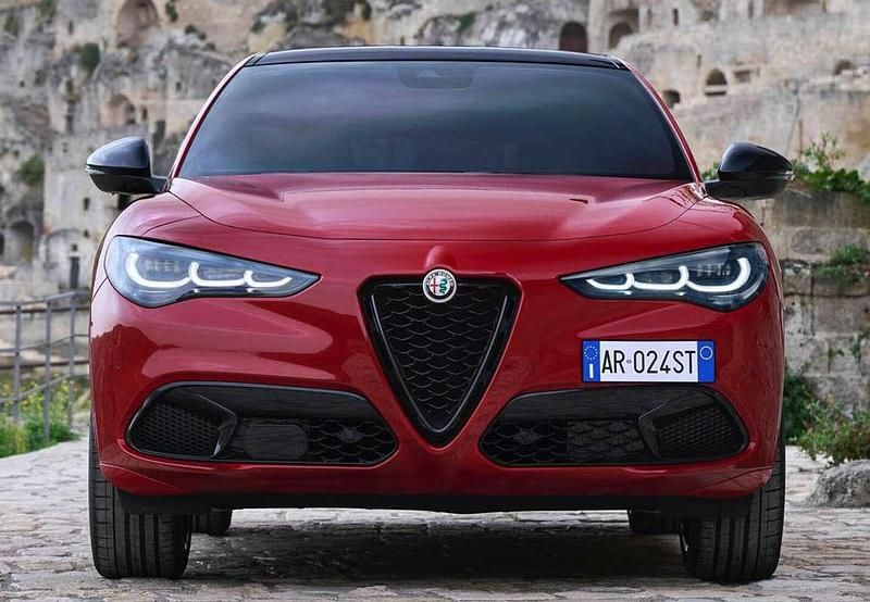 Usado Alfa Romeo Stelvio Ti 209 CV (153 kW) 2022 Rojo SUV