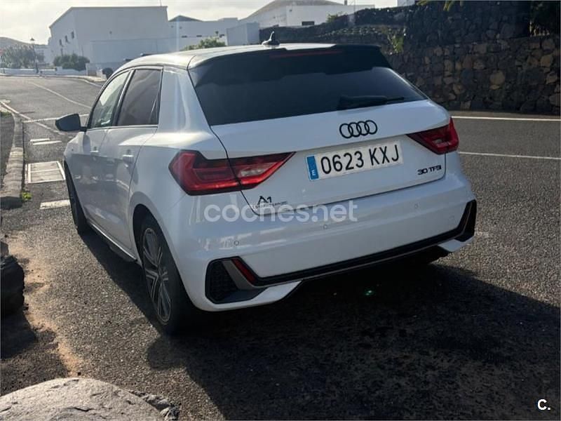 Usado Audi A1 Sportback S-Line 116 CV (85 kW) 2019 Blanco Utilitario