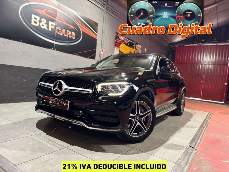Negro Usado 2020 Mercedes GLC220 Coupe | 37.200 € (Super precio) - Imagen 1/4