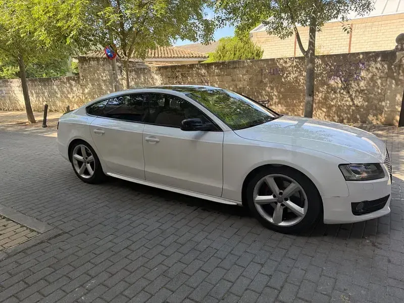 Usado Audi A5 Sportback S-Line 180 CV (132 kW) 2010 Blanco Utilitario