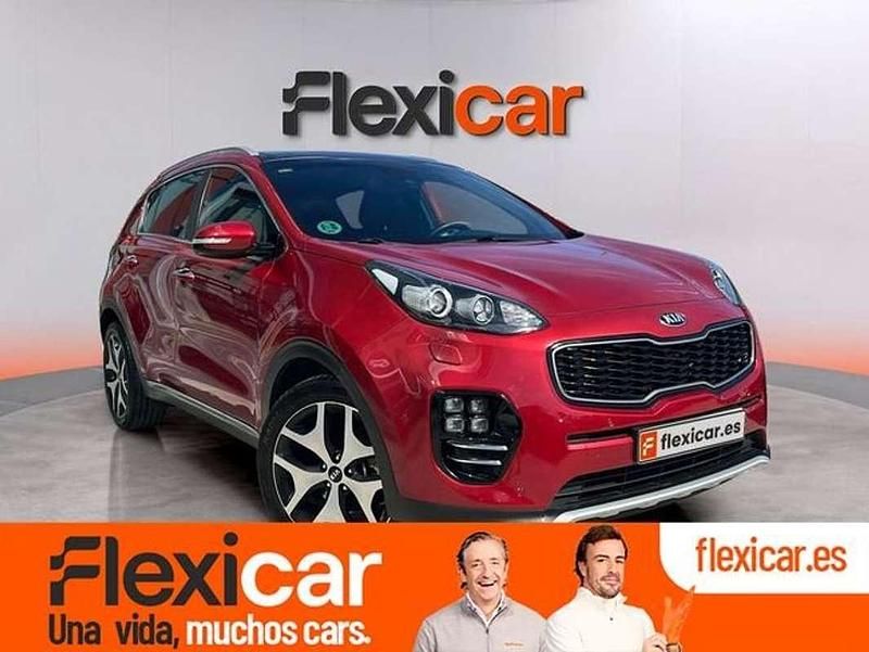 Usado Kia Sportage GT-Line 136 CV (100 kW) 2016 Burdeos SUV