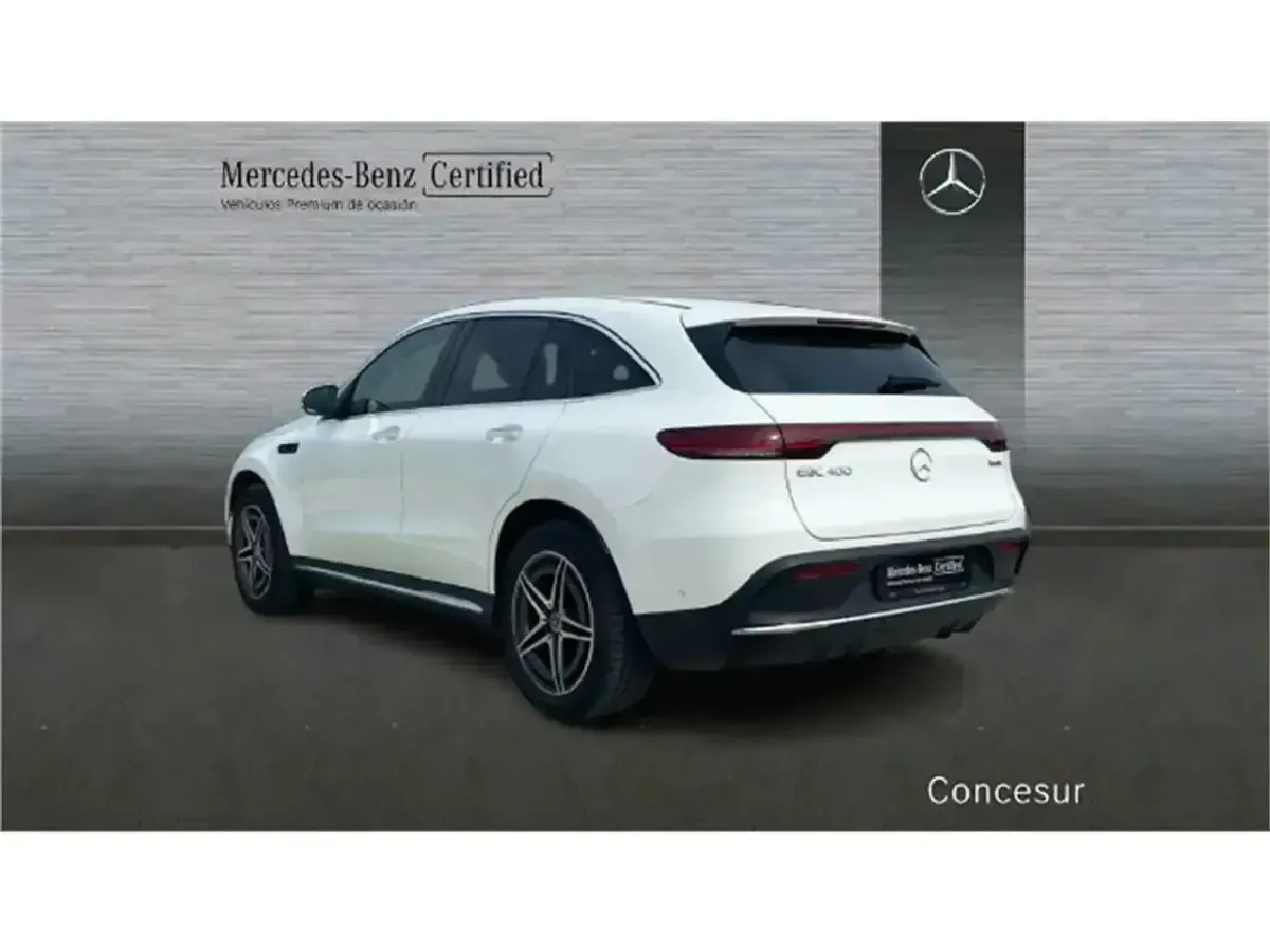 Usado Mercedes EQC400 AMG line 300 kW (408 CV) 2020 Blanco polar SUV