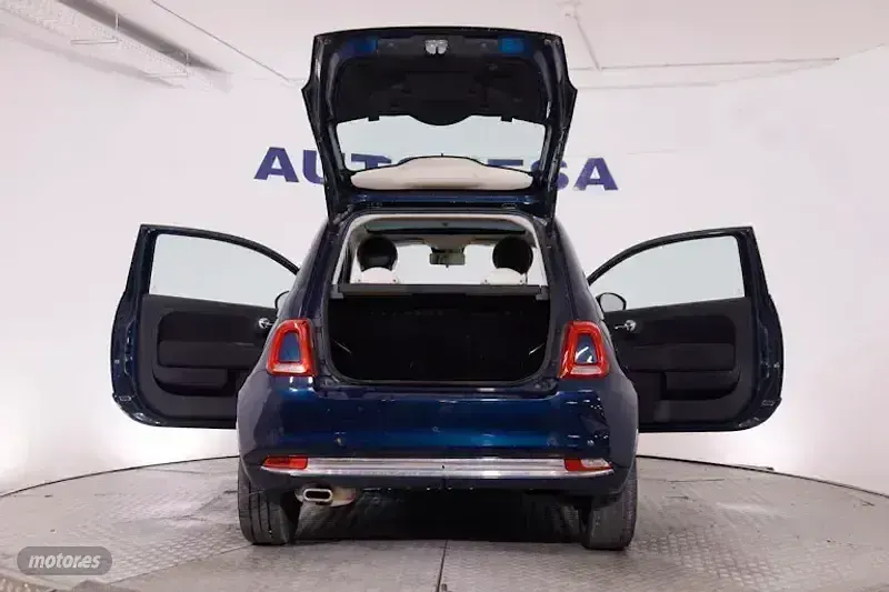Usado Fiat 500 Lounge 69 CV (50 kW) 2019 Azul Utilitario