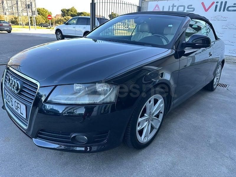 Usado Audi A3 Cabriolet Ambition 200 CV (147 kW) 2008 Negro Descapotable
