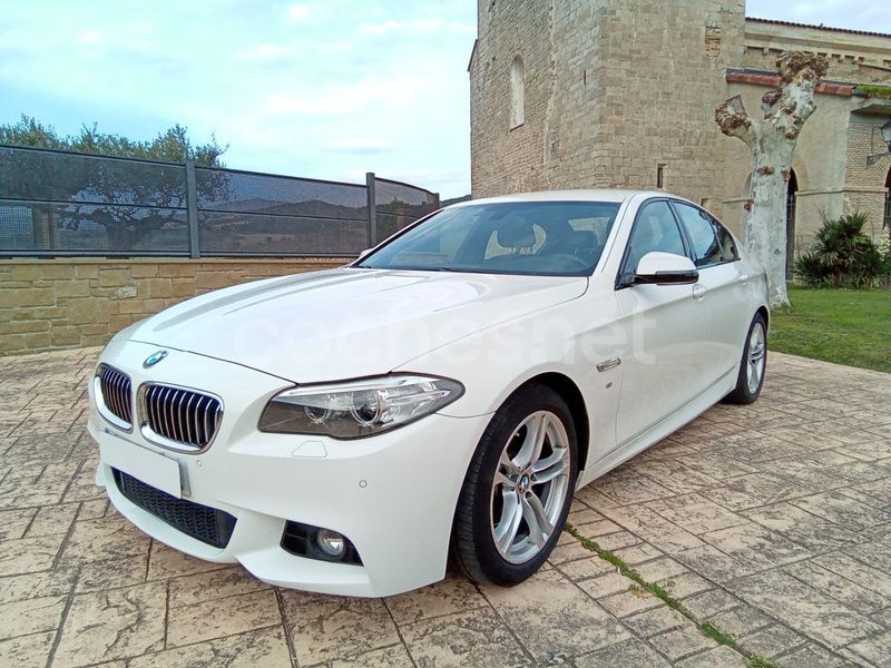 Usado BMW 520 M Sport 190 CV (139 kW) 2015 Blanco Berlina