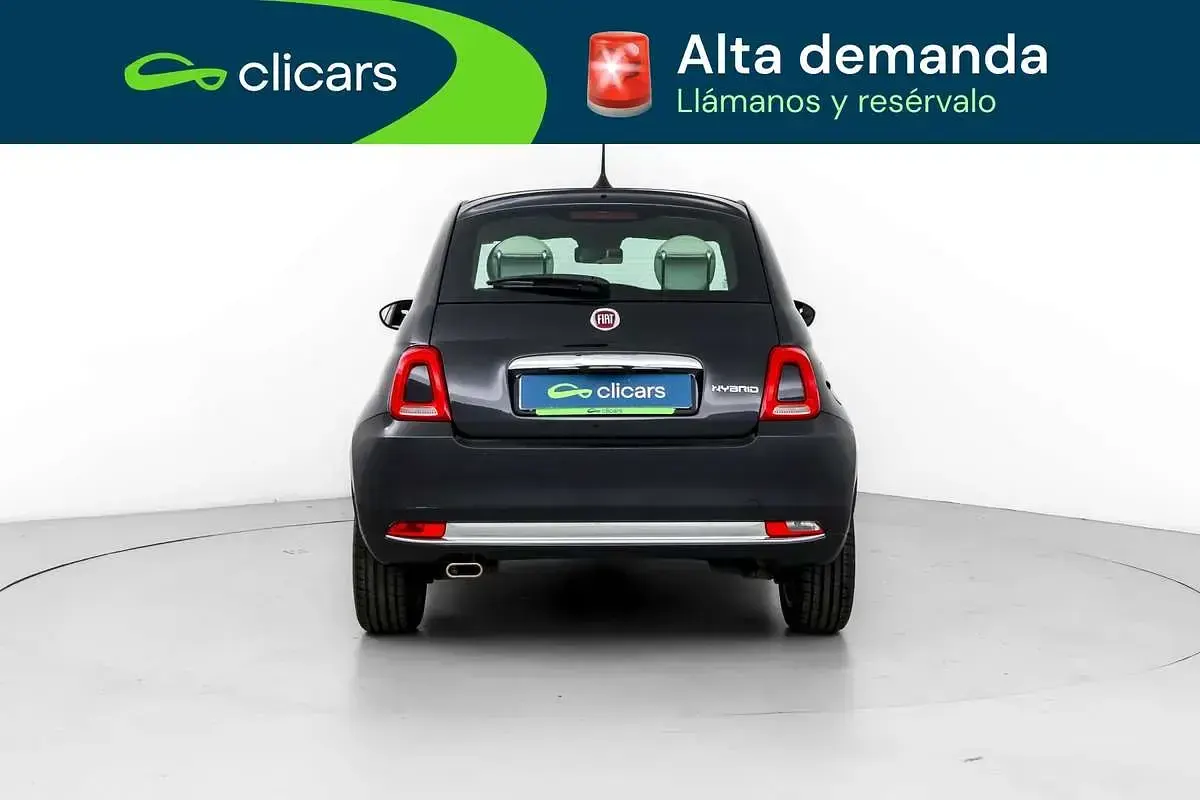 Usado Fiat 500 Dolcevita 71 CV (52 kW) 2022 Negro Utilitario