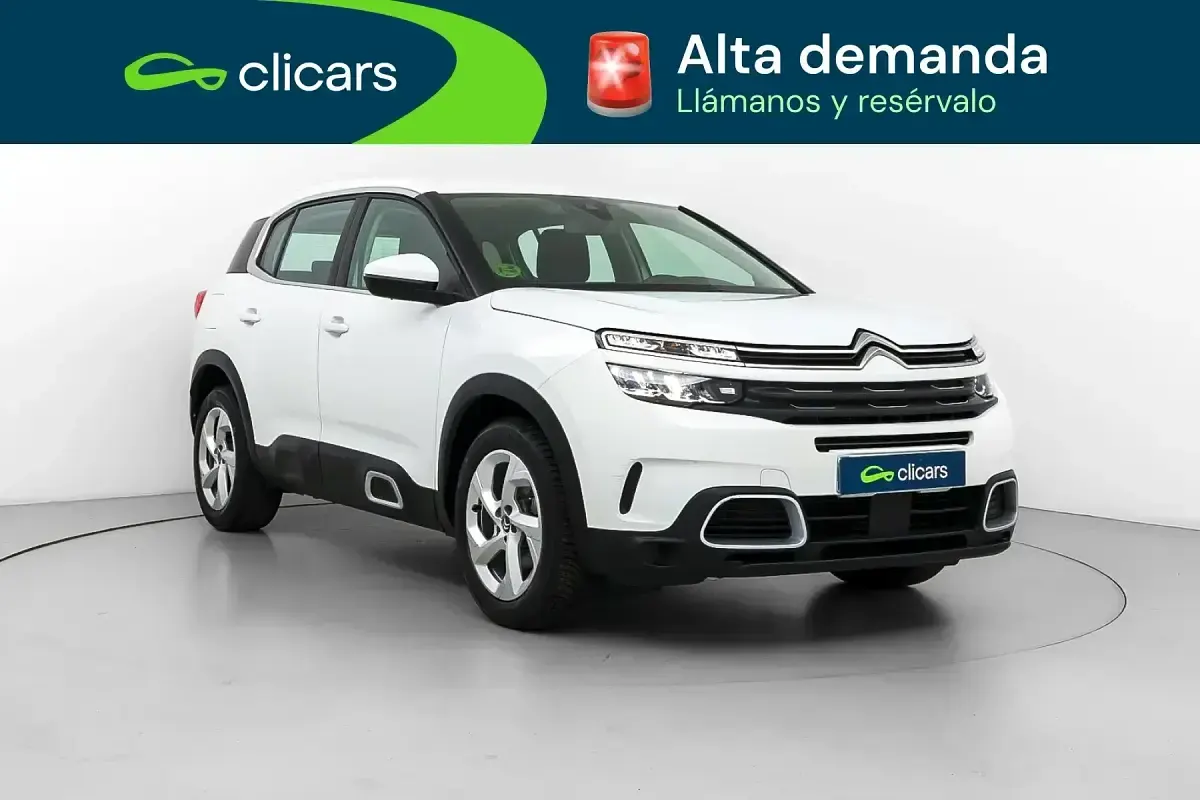 Usado Citroën C5 Aircross Live 131 CV (96 kW) 2021 Blanco SUV