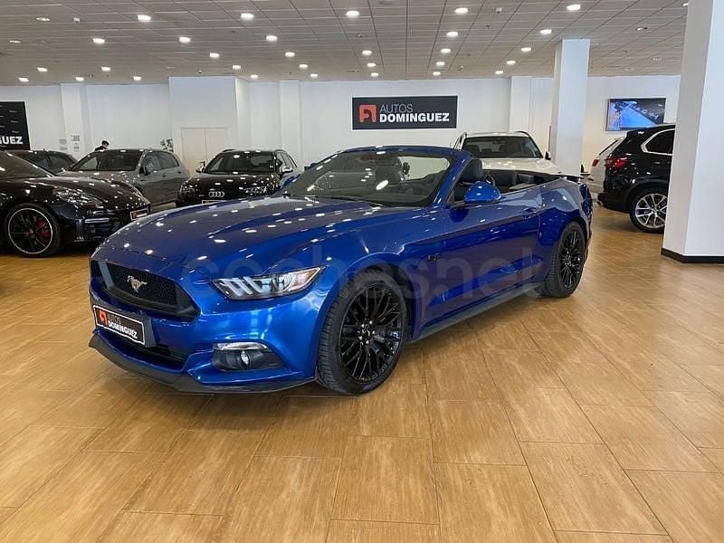 Usado Ford Mustang GT Convertible 419 CV (308 kW) 2016 Azul Descapotable