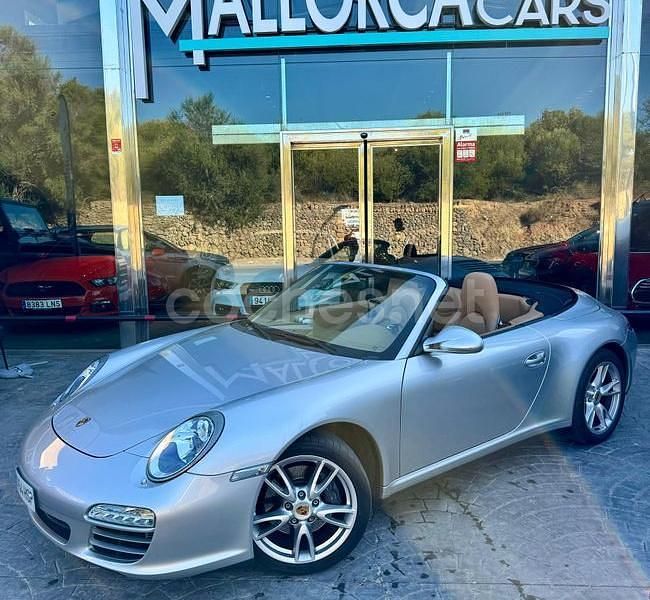 Gris / plata Usado 2009 Porsche 911 Carrera 4 Cabriolet Descapotable | 64.990 € - Imagen 1/4