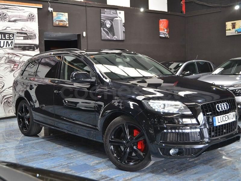 Usado Audi Q7 S-Line 245 CV (180 kW) 2013 Negro SUV