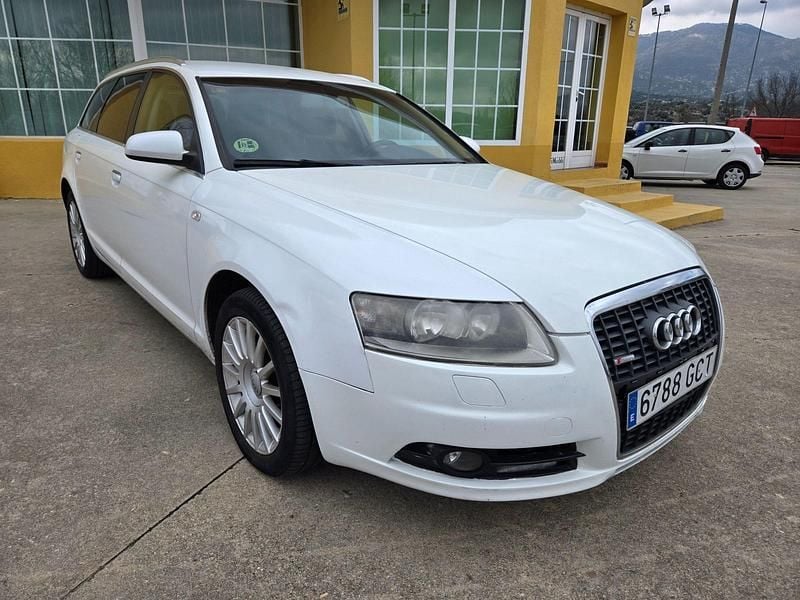Usado Audi A6 140 CV (102 kW) 2008 Blanco Familiar