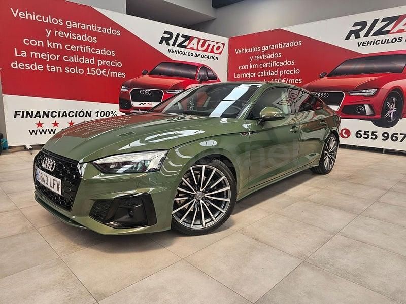 Usado Audi A5 Sportback S-Line 190 CV (139 kW) 2020 Verde Utilitario