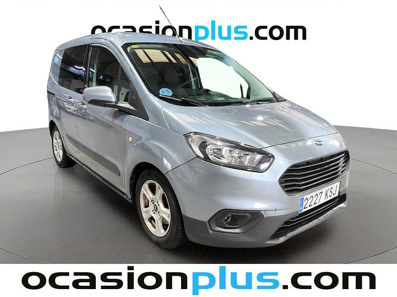 Usado Ford Transit Trend 100 CV (73 kW) 2018 Azul Familiar