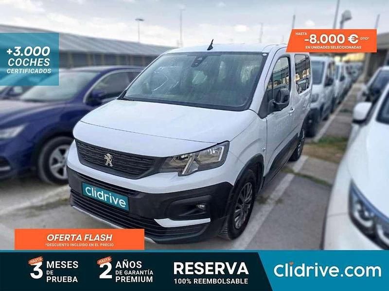 Blanco Usado 2022 Peugeot Rifter Active Monovolumen | 11.490 € (Super precio) - Imagen 1/3