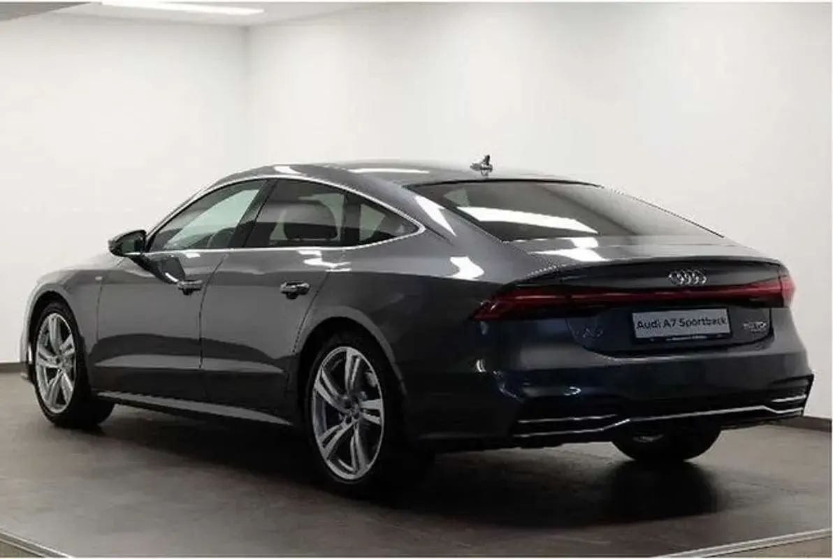 Usado Audi A7 S-Line 286 CV (210 kW) 2018 Gris Utilitario