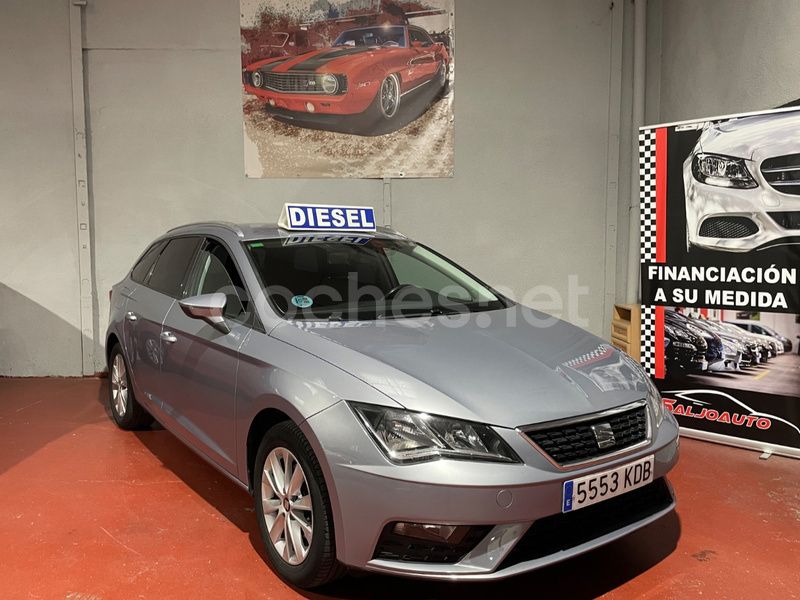 Gris / plata Usado 2017 Seat Leon Style Familiar | 9990 € (Precio justo) - Imagen 1/4