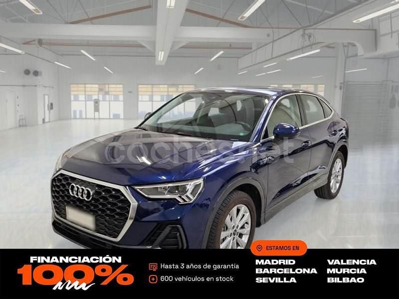 Azul Usado 2022 Audi Q3 Sportback Business SUV | 29.450 € (Precio justo) - Imagen 1/4