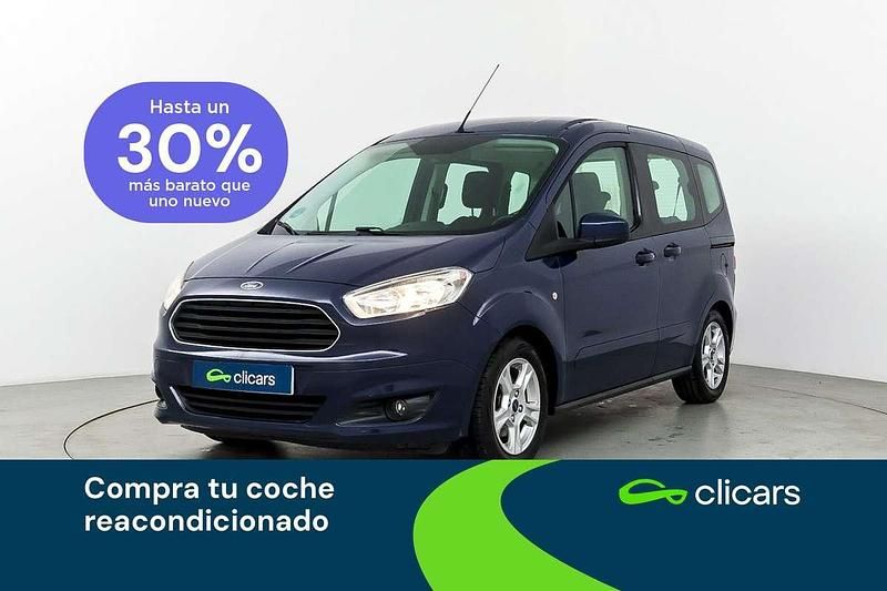 Usado Ford Tourneo Courier Trend 102 CV (75 kW) 2015 Azul Monovolumen