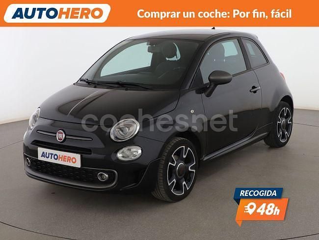 Negro Usado 2018 Fiat 500S S Berlina | 9699 € (Precio justo) - Imagen 1/3
