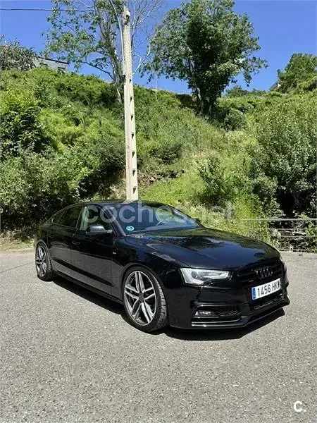 Usado Audi A5 Sportback S-Line 211 CV (155 kW) 2012 Negro Utilitario