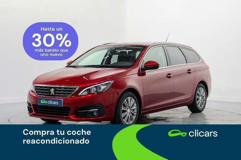 Rojo Usado 2021 Peugeot 308 Allure Familiar | 12.690 € (Buen precio) - Imagen 1/4