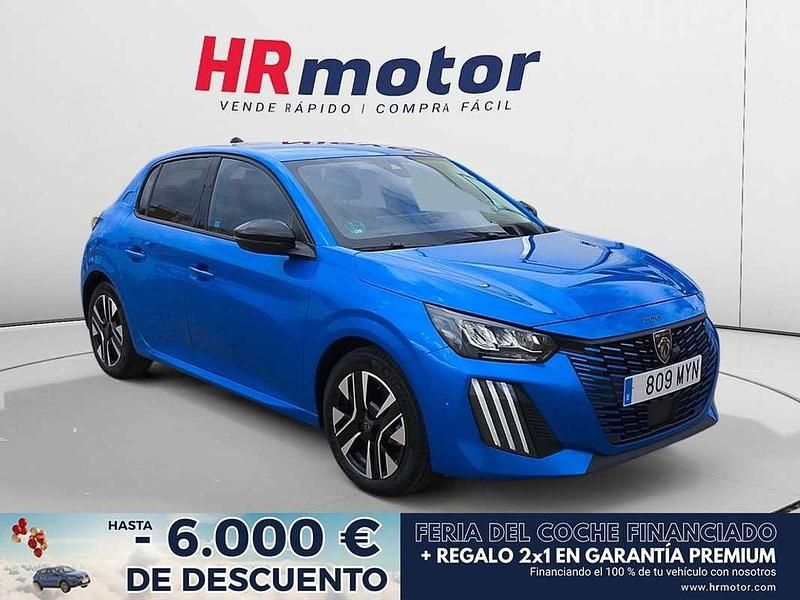 Usado Peugeot 208 Allure 102 CV (75 kW) 2025 Azul Utilitario