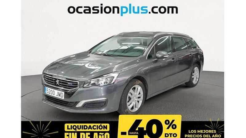 Gris Usado 2016 Peugeot 508 SW Active Familiar | 9490 € (Super precio) - Imagen 1/4
