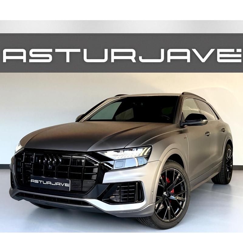 Usado Audi Q8 S-Line 286 CV (210 kW) 2019 Gris SUV