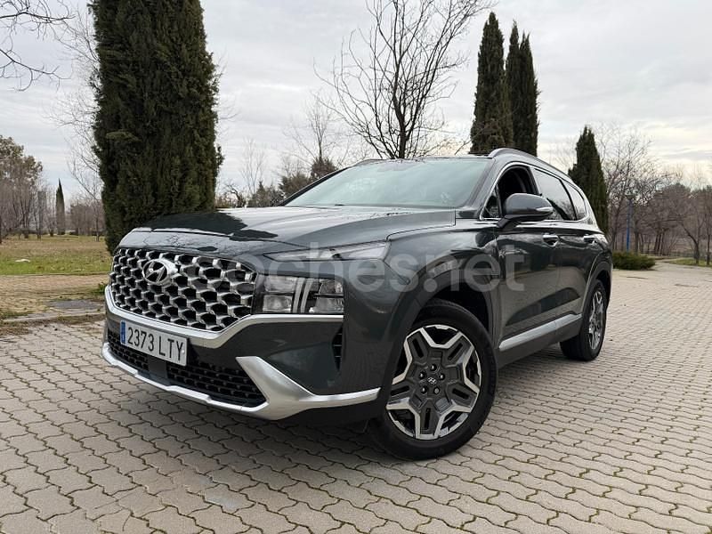 Gris Usado 2021 Hyundai Santa Fe SUV | 27.990 € (Precio justo) - Imagen 1/4