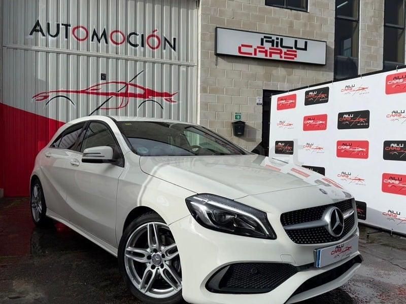Usado Mercedes A200 AMG line 136 CV (100 kW) 2016 Blanco Berlina
