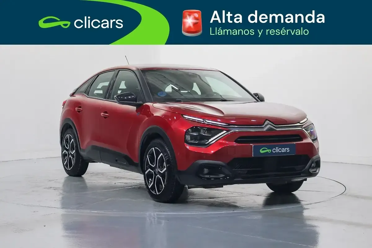 Usado Citroën e-C4 Feel 100 kW (136 CV) 2021 Rojo
