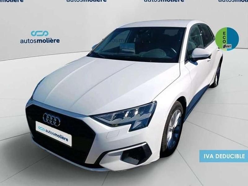 Blanco Usado 2021 Audi A3 Sportback S-Line Utilitario | 18.990 € (Buen precio) - Imagen 1/4