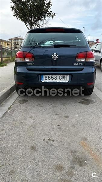 Usado VW Golf VI Sport 140 CV (102 kW) 2010 Azul Utilitario