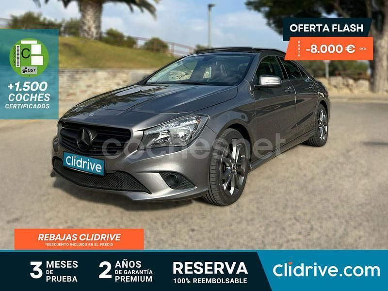 Gris / plata Usado 2014 Mercedes CLA180 Berlina | 18.190 € (Precio justo) - Imagen 1/4