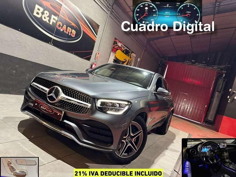 Usado Mercedes GLC300 245 CV (180 kW) 2022 Gris Coupe