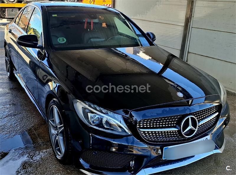 Usado Mercedes C220 AMG 170 CV (125 kW) 2017 Negro Berlina