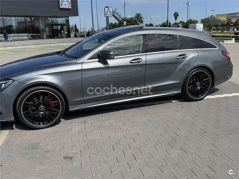 Usado Mercedes CLS350 Shooting Brake 258 CV (189 kW) 2016 Gris / plata Familiar