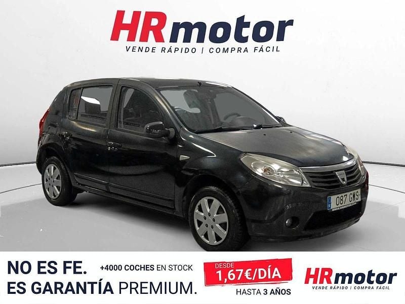 Usado Dacia Sandero Lauréate 75 CV (55 kW) 2010 Negro Berlina