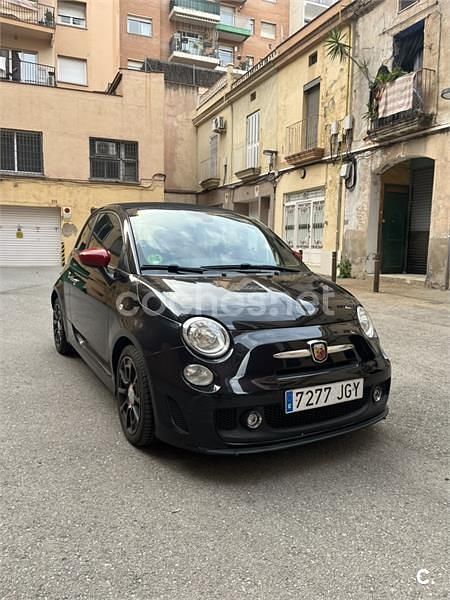 Usado Abarth 500C 140 CV (102 kW) 2015 Negro Descapotable