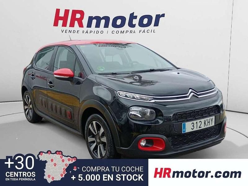 Usado Citroën C3 Feel 83 CV (61 kW) 2018 Negro Berlina