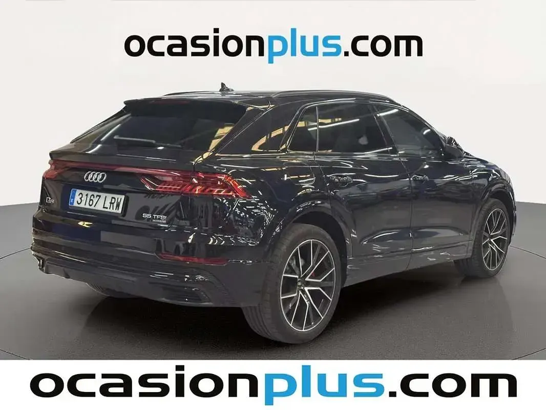 Usado Audi Q8 S-Line 340 CV (250 kW) 2021 Negro SUV