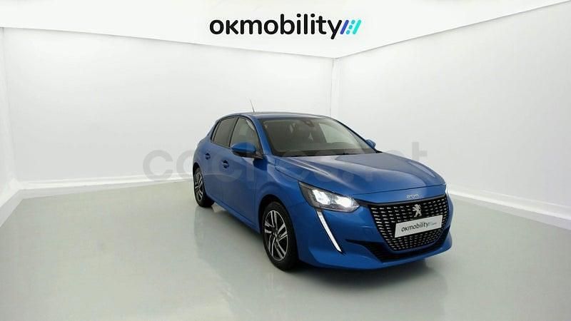 Usado Peugeot 208 Allure 100 CV (73 kW) 2021 Azul Utilitario
