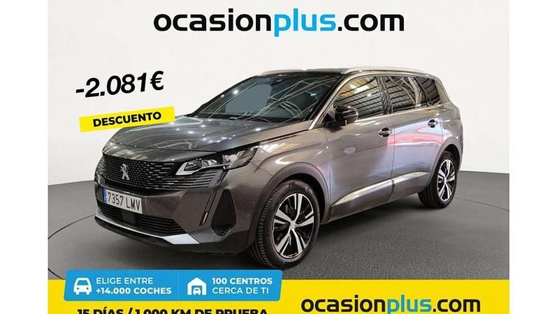 Plateado Usado 2021 Peugeot 5008 Style Monovolumen | 20.410 € (Precio justo) - Imagen 1/4