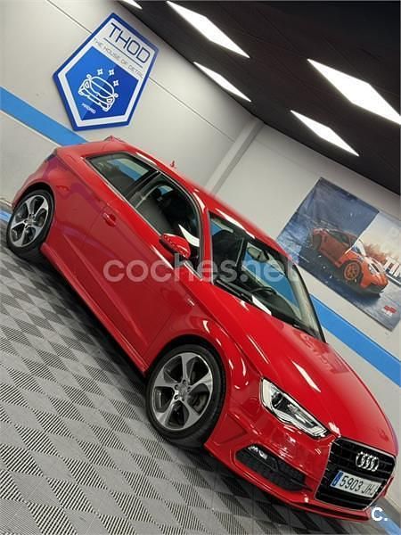 Rojo Usado 2015 Audi A3 S-Line Berlina | 20.700 € (Un poco caro) - Imagen 1/4