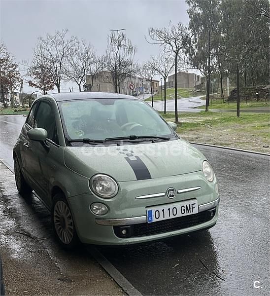 Usado Fiat 500 75 CV (55 kW) 2009 Verde Descapotable