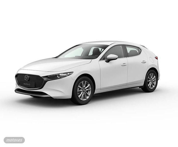 Blanco Nuevo 2024 Mazda 3 Exclusive-Line Berlina | 28.990 € (Precio justo) - Imagen 1/1