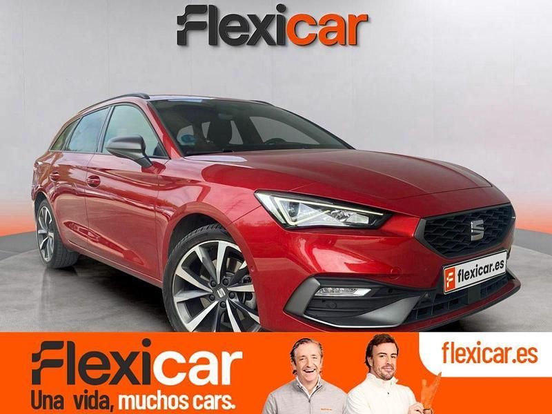 Rojo Usado 2021 Seat Leon FR Familiar | 20.490 € (Un poco caro) - Imagen 1/4