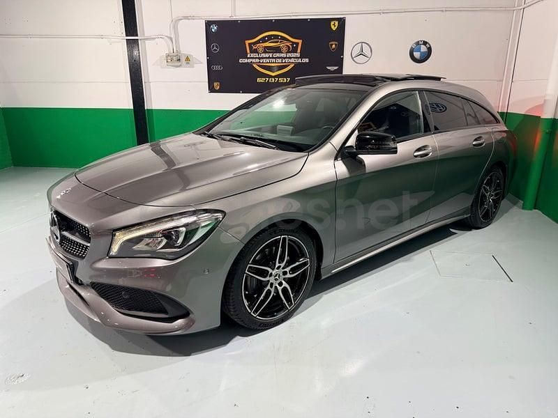 Usado Mercedes CLA220 Shooting Brake 190 CV (139 kW) 2019 Gris / plata Familiar
