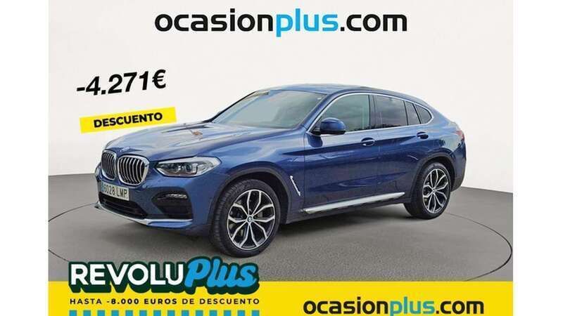 Azul Usado 2021 BMW X4 SUV | 42.719 € (Buen precio) - Imagen 1/4