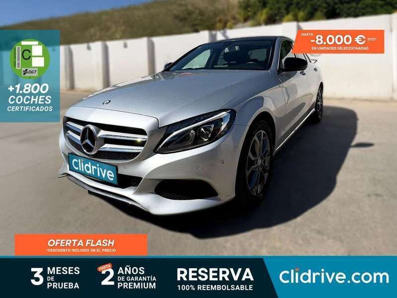 Gris Usado 2016 Mercedes C220 Elegance Berlina | 20.190 € (Precio justo) - Imagen 1/3